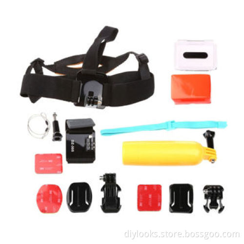 7-in-1 Curved Base and Mount + J-hook and Flat Bases Accessory Kit for Gopro